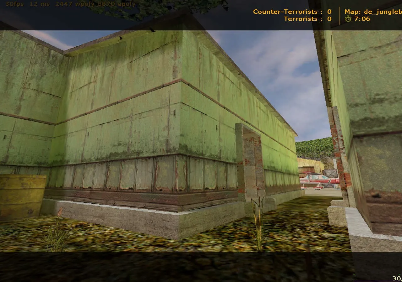 Скриншот  Карта de_junglebase для Counter-Strike 1.6: Обзор и Тактика