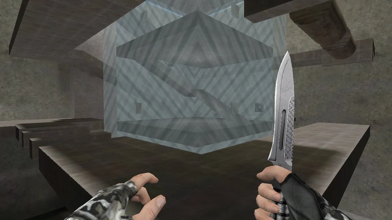 Скриншот  Карта deathrun_minimap для CS 1.6: тактика за CT/T, точки, боты и оптимизация wpoly/epoly