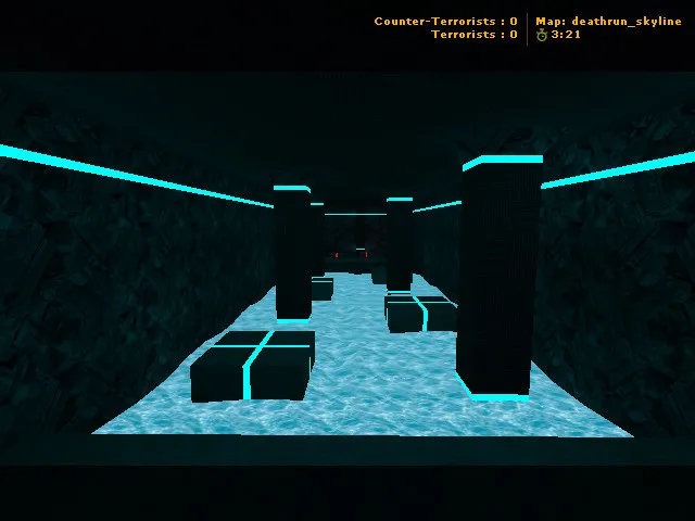 Скриншот  deathrun_watersilo для CS 1.6: карта deathrun, точки, ловушки и тактика заходов