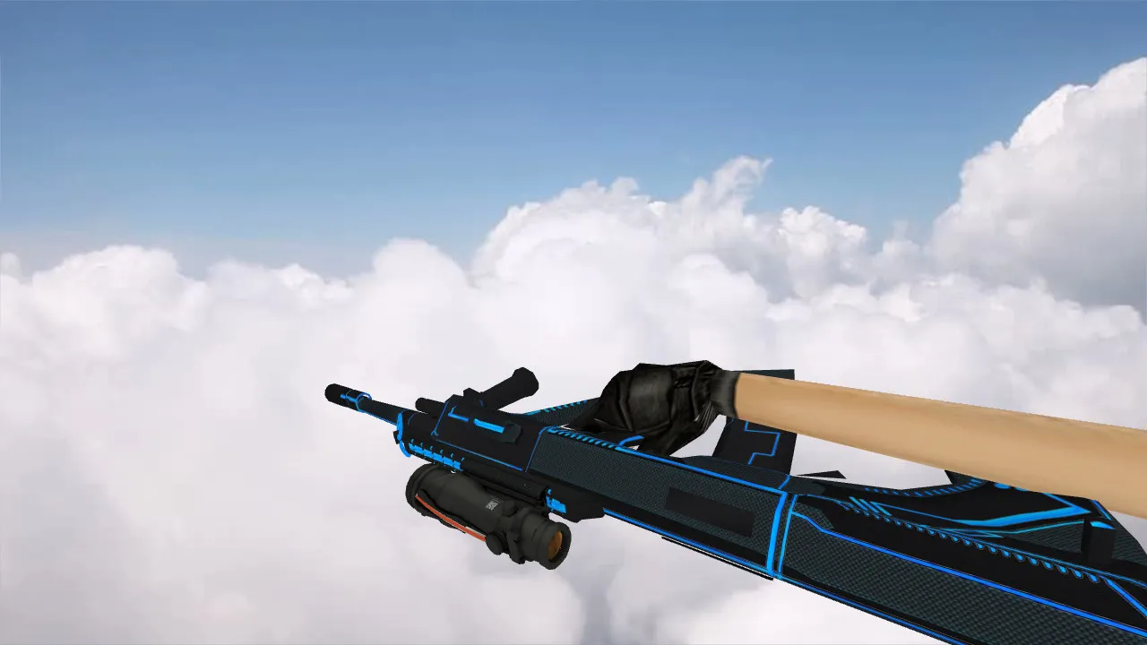 Скриншот Модель AUG Plasmax для CS 1.6 | Уникальная модель оружия