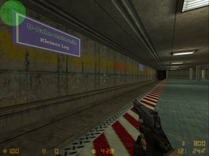 Скриншот Карта de_ubahn для CS 1.6: тактика и оптимизация