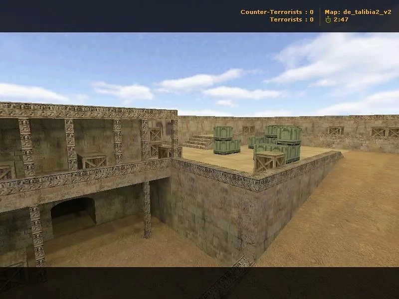 Скриншот Карта de_talibia2_v2 для CS 1.6 | Тактики и детали