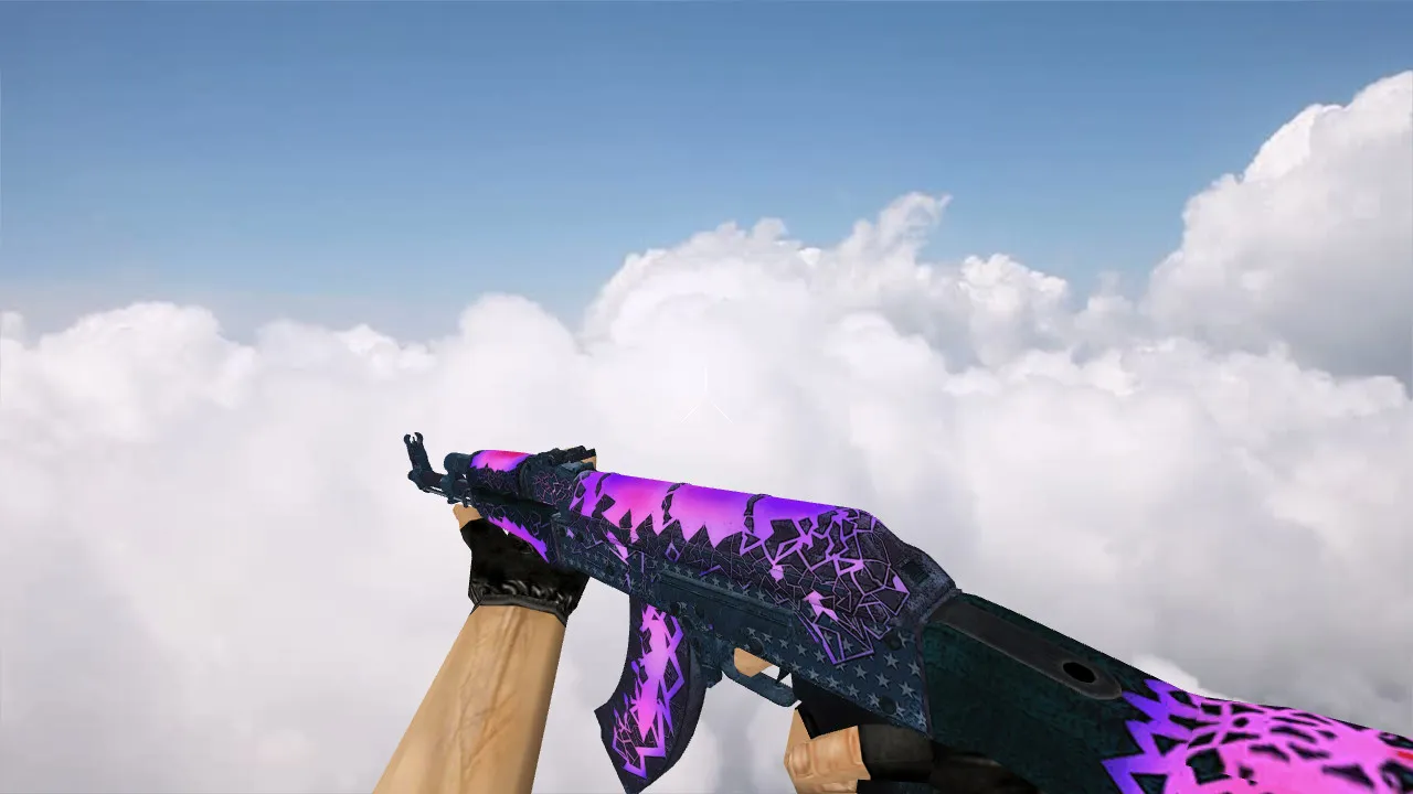 Скриншот Модель v_ak47 Tale для CS 1.6: p_ак47 и w_ak47, звуки, анимация осмотра, качество текстур