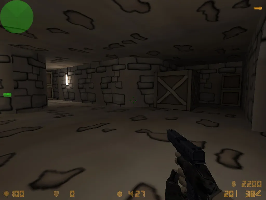 Скриншот  Карта «de_nodust» для CS 1.6 - Оптимизация и тактика