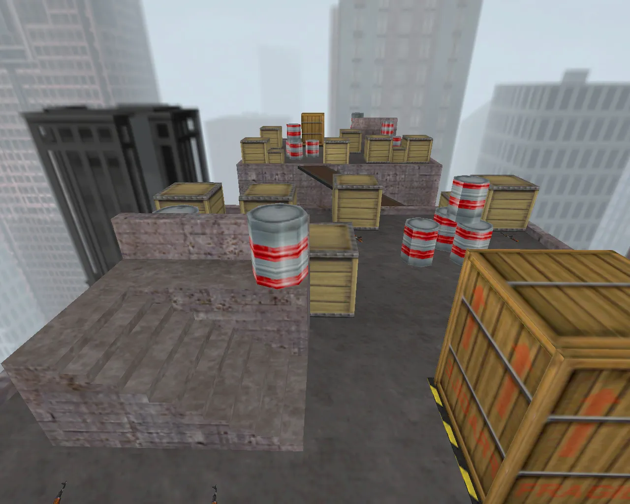 Скриншот  aim_crazyjump для CS 1.6: тренировка прыжков, прицела и контроля отдачи на AIM карте