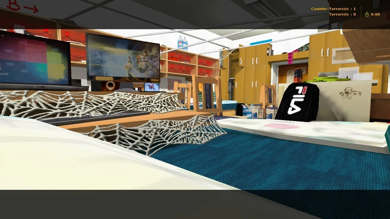 Скриншот  Карта de_rats303 для CS 1.6 - Обзор и Тактические Советы