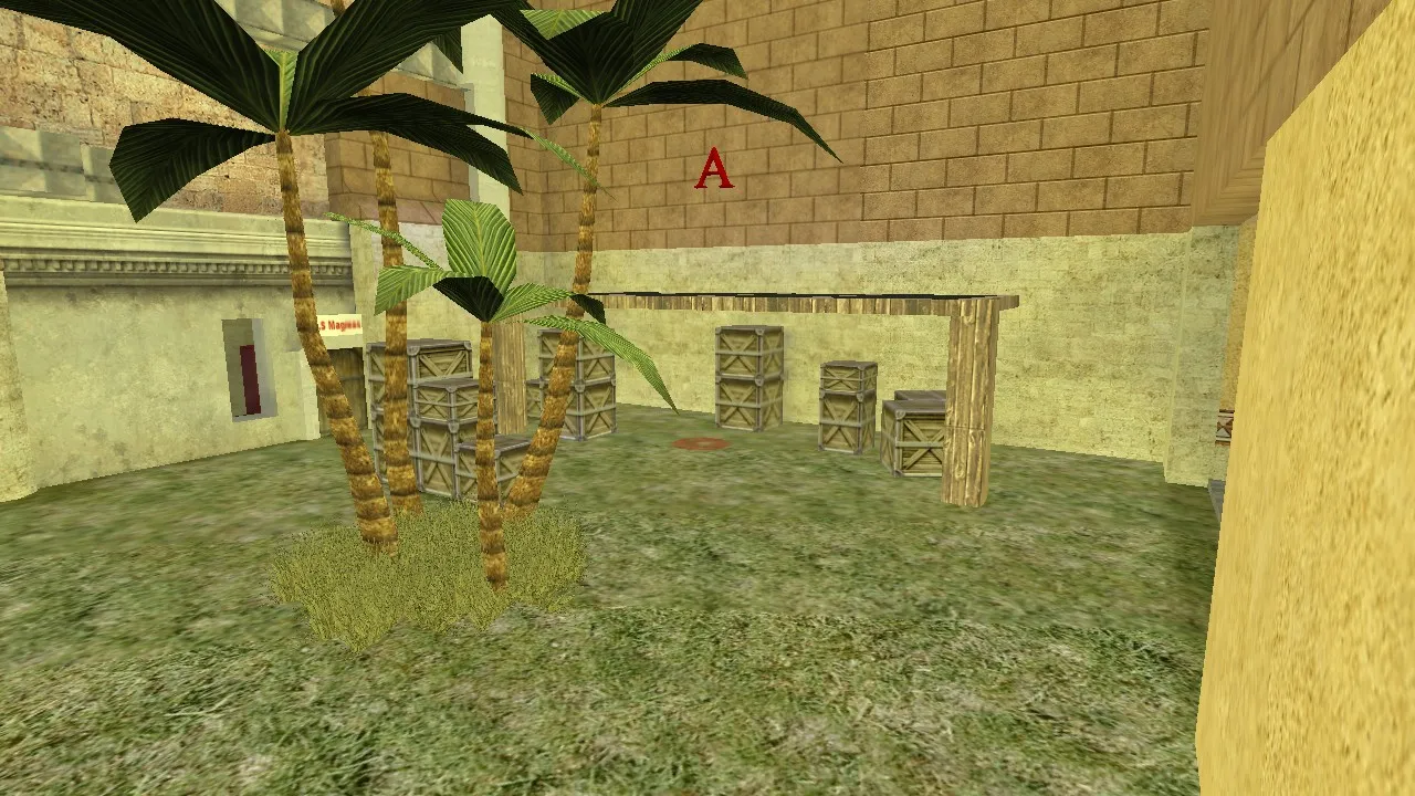 Скриншот Карта de_tipsi для CS 1.6 - Тактические особенности и оптимизация