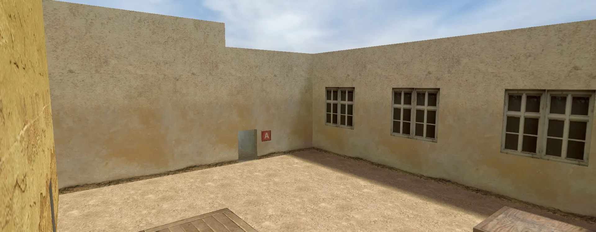 Скриншот  de_danger карта для CS 1.6: точки, маршруты, .nav, оптимизация wpoly/epoly и баланс сторон