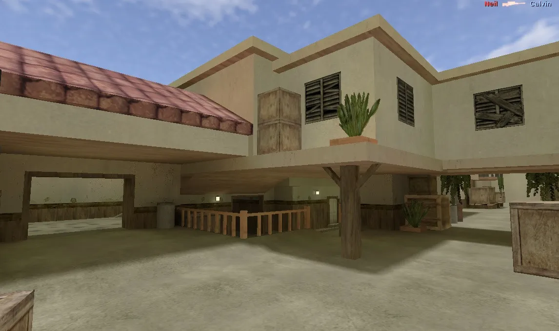 Скриншот  Карта de_trenal для CS 1.6 – Тактические возможности и баланс сторон