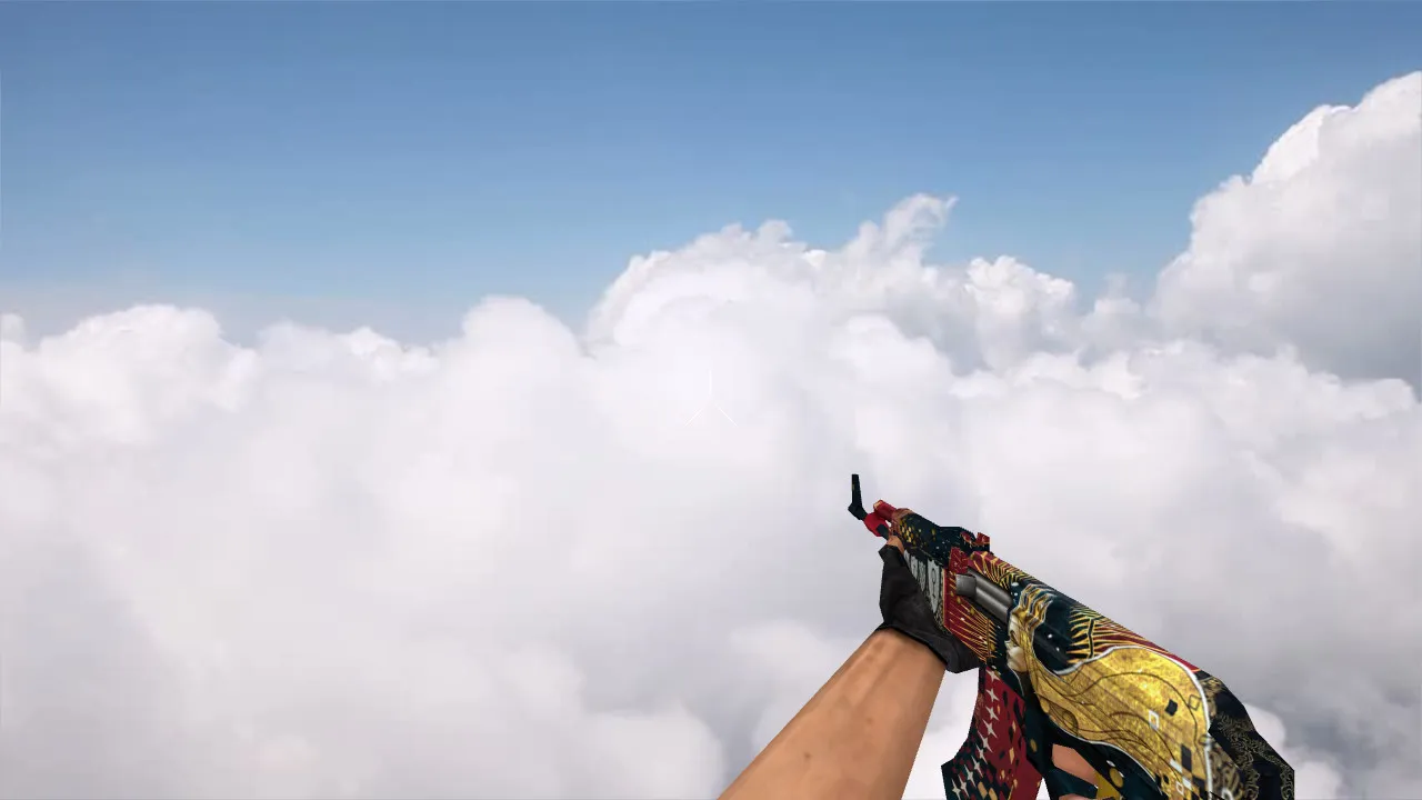 Скриншот Модель v_ak47 «Стандартный АК-47 Императрица» для CS 1.6: звуки, анимация осмотра, текстуры и v_/p_/w_