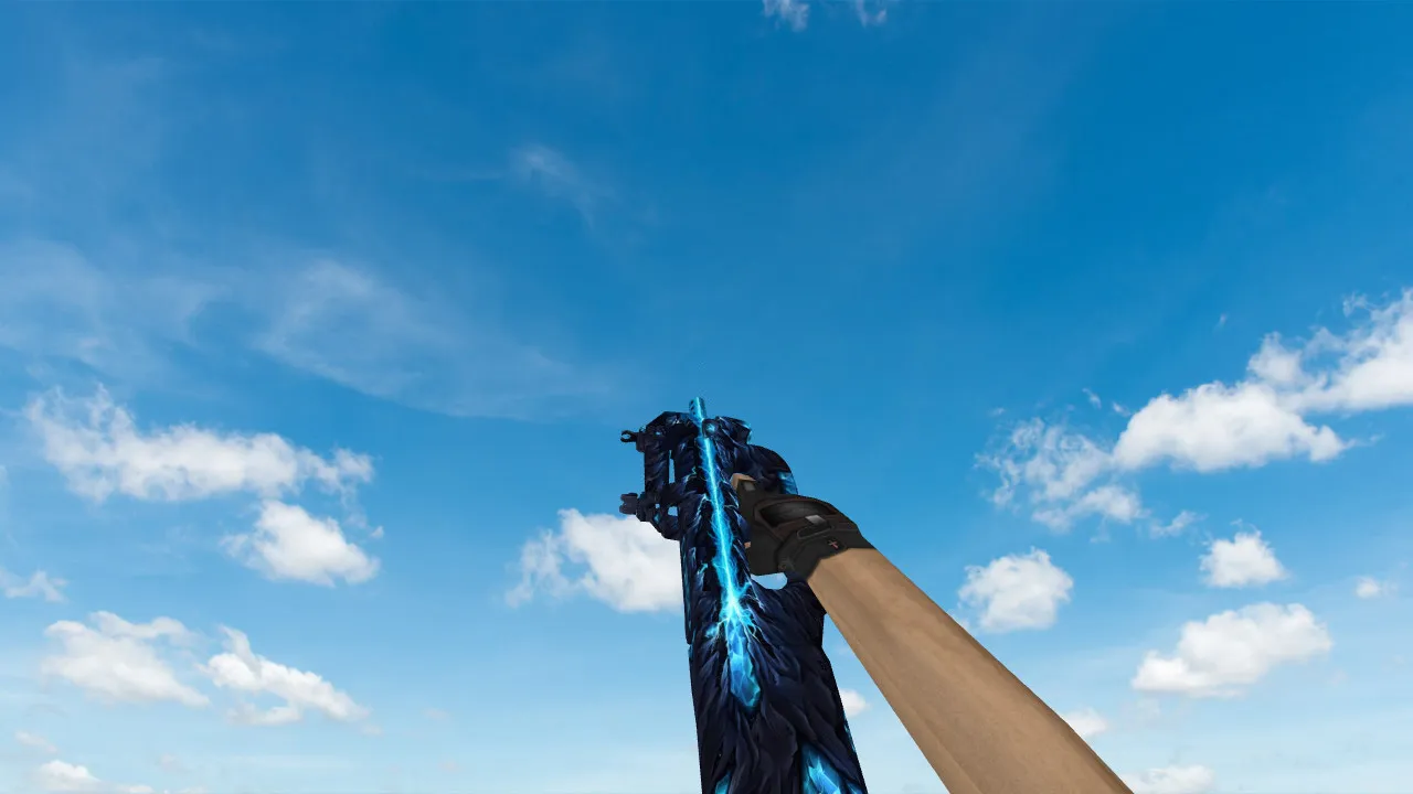 Скриншот Модель «P90 Ultrabeam» для CS 1.6: Уникальный скин для оружия