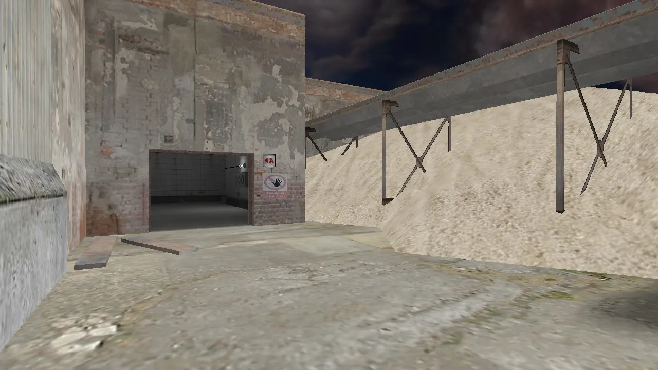 Скриншот  Карта de_struction для CS 1.6: Особенности и тактика игры