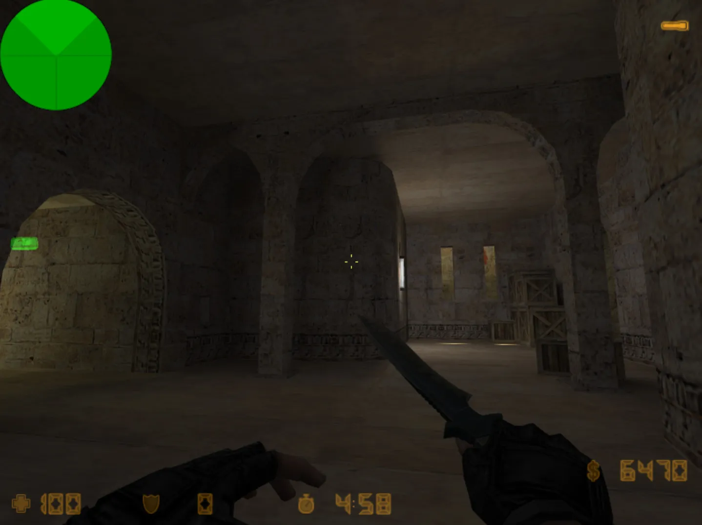 Скриншот  Карта de_dust2_hybrid для CS 1.6: баланс сторон, точки, .nav для ботов, оптимизация wpoly/epoly