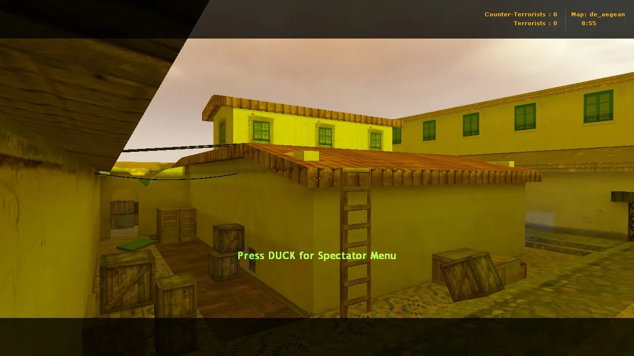 Скриншот de_aegean карта для CS 1.6: баланс сторон, точки, .nav для ботов, оптимизация wpoly/epoly