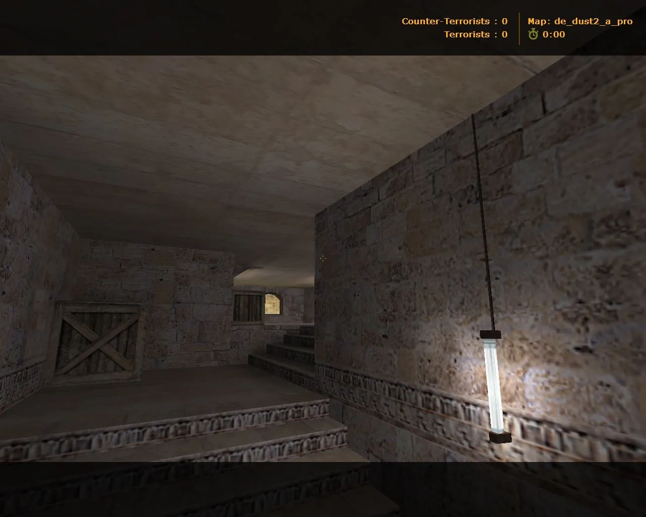 Скриншот  Карта de_dust2_a_pro для CS 1.6: тактики за T и CT, точки под контроль, .nav, оптимизация