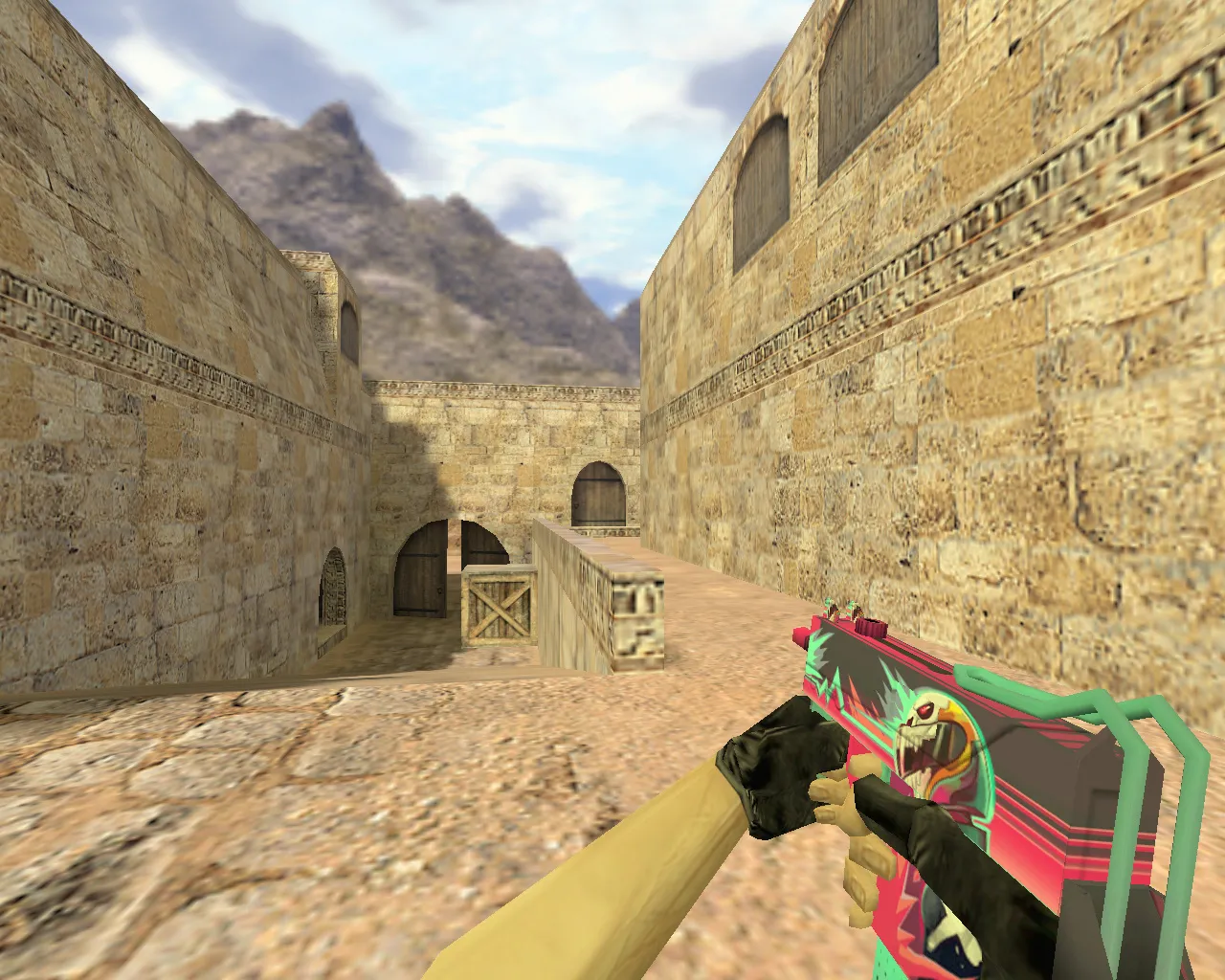 Скриншот Модель «MAC-10 Неоновый гонщик» для CS 1.6: Скачай сейчас