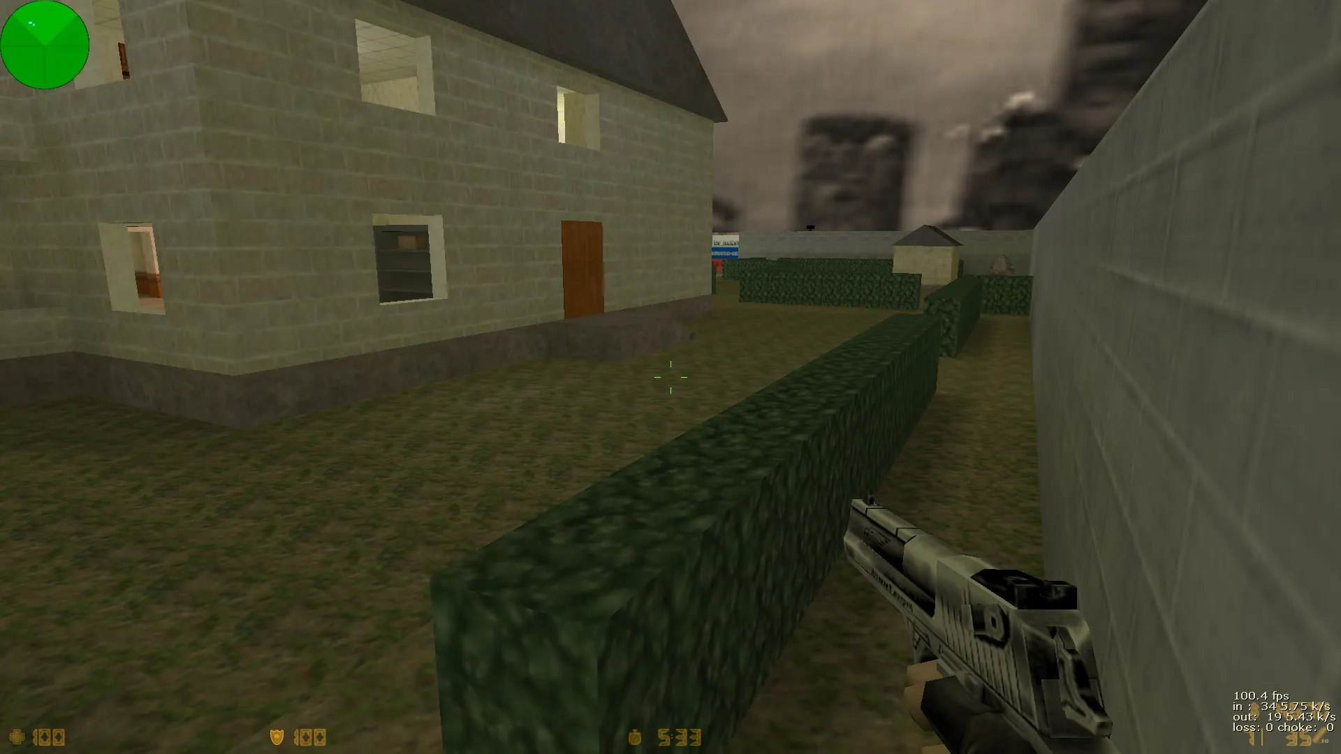 Скриншот  cs_mansion2022 для CS 1.6: баланс сторон, 2 спавна КТ, камеры, заложники в коридоре