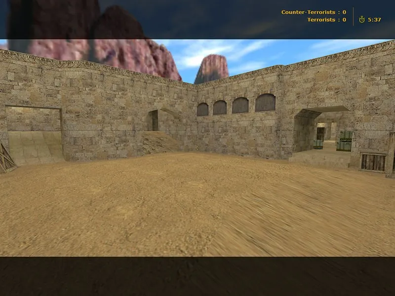 Скриншот  Карта de_dustarea34 для CS 1.6: точки, спавны, .nav для ботов и оптимизация wpoly/epoly