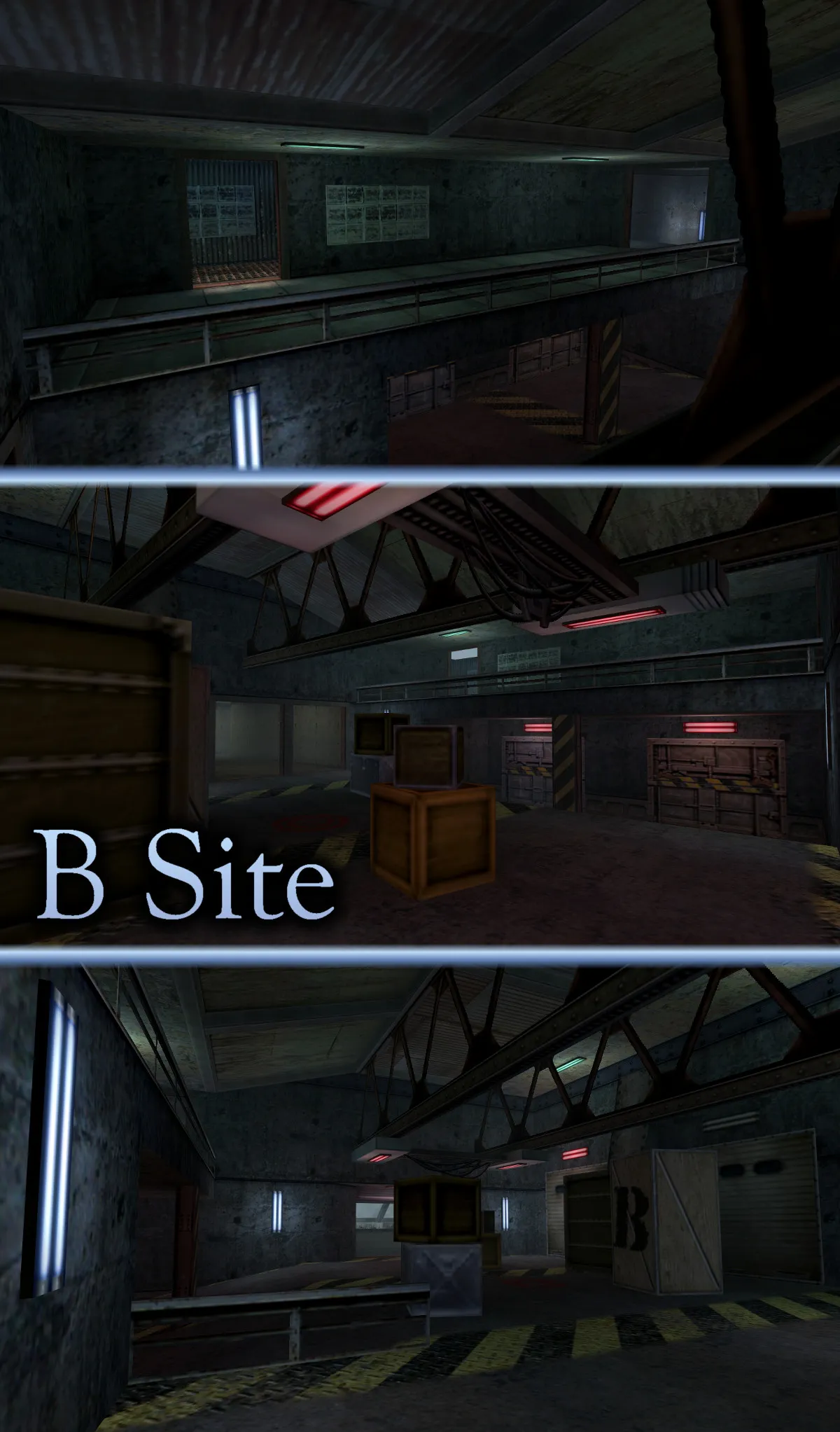 Скриншот  Карта «de_invictus_v12» для CS 1.6: Тактический анализ и детали