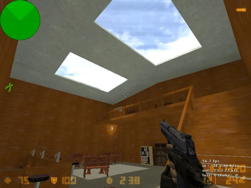 Скриншот  Карта «7lep» для CS 1.6: тактические точки, баланс сторон, .nav и оптимизация под стабильный FPS