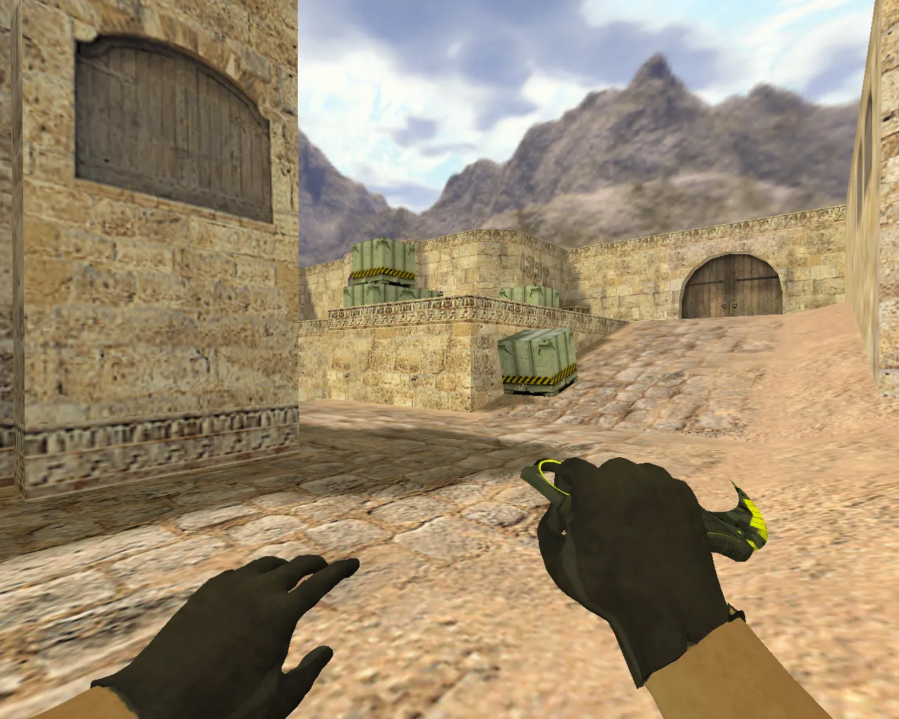 Скриншот Модель ножа «Керамбит Нервный» v_ для CS 1.6: p_ и w_ модели, звук, анимация осмотра и текстуры