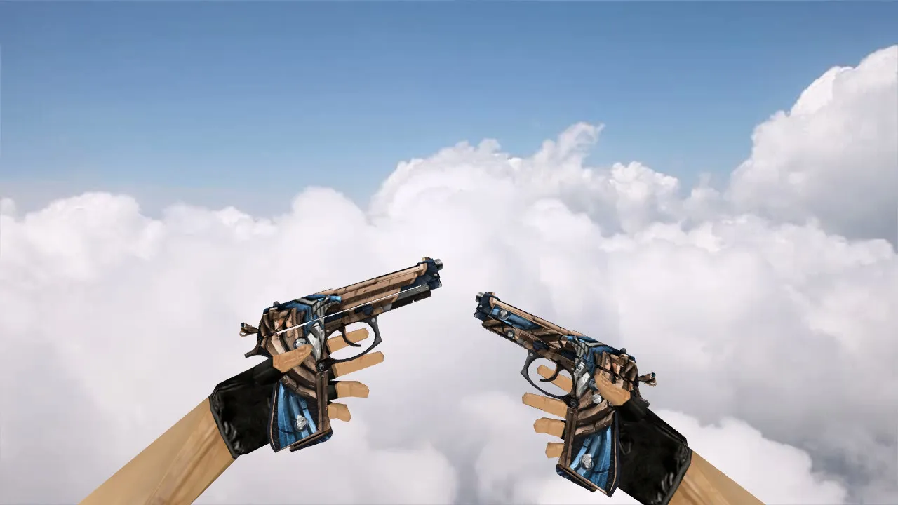 Скриншот Модель «Dual Berettas Hawk Eye» для CS 1.6 - Скачай сейчас