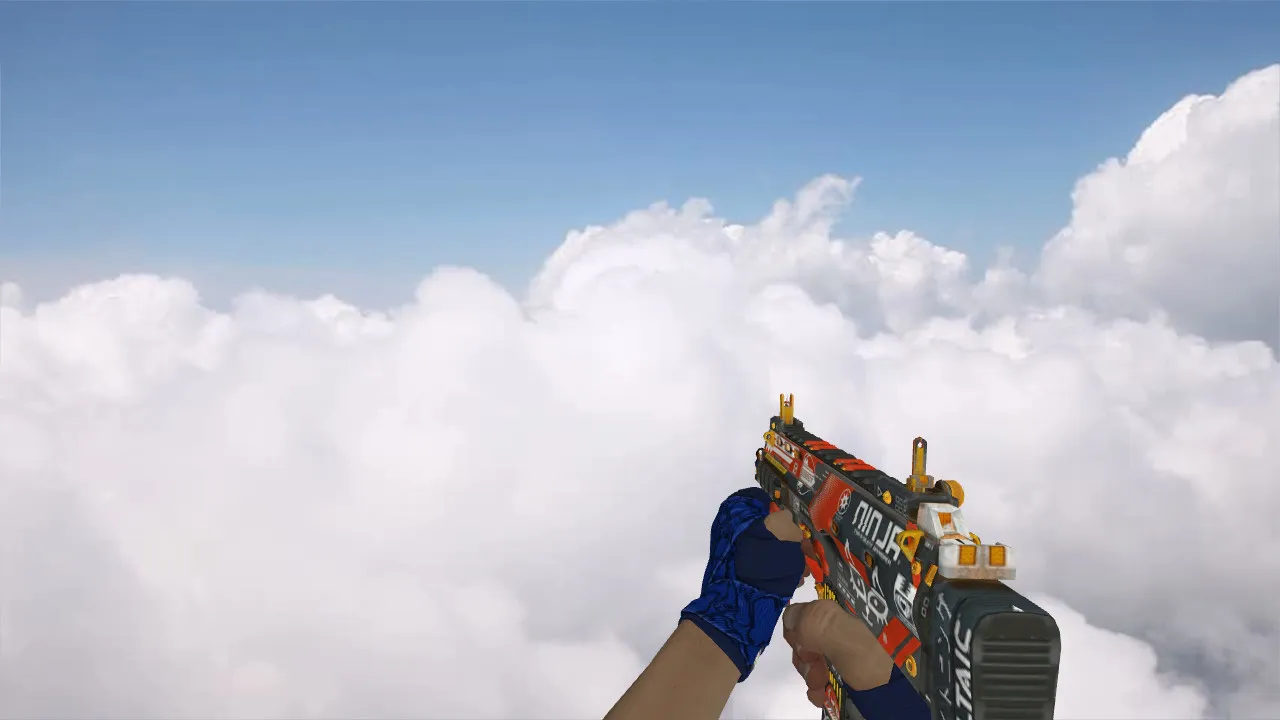 Скриншот  Пак моделей оружия «Hand Wraps Cobalt Skulls Pack» для CS 1.6: v_ p_ w_ модели, звуки, анимация осмотра и текстуры