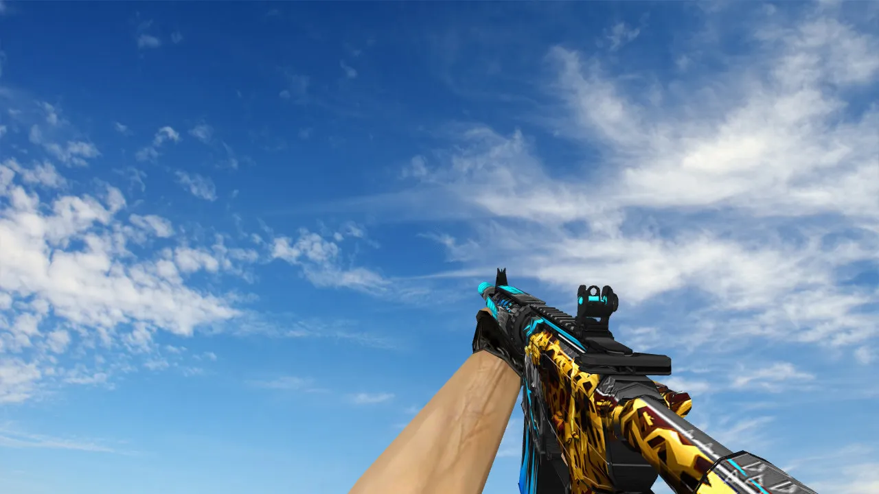 Скриншот Модель M4A1 M4A4 Gury Jaguar v_/p_/w_ для CS 1.6: звуки, анимация осмотра и качество текстур