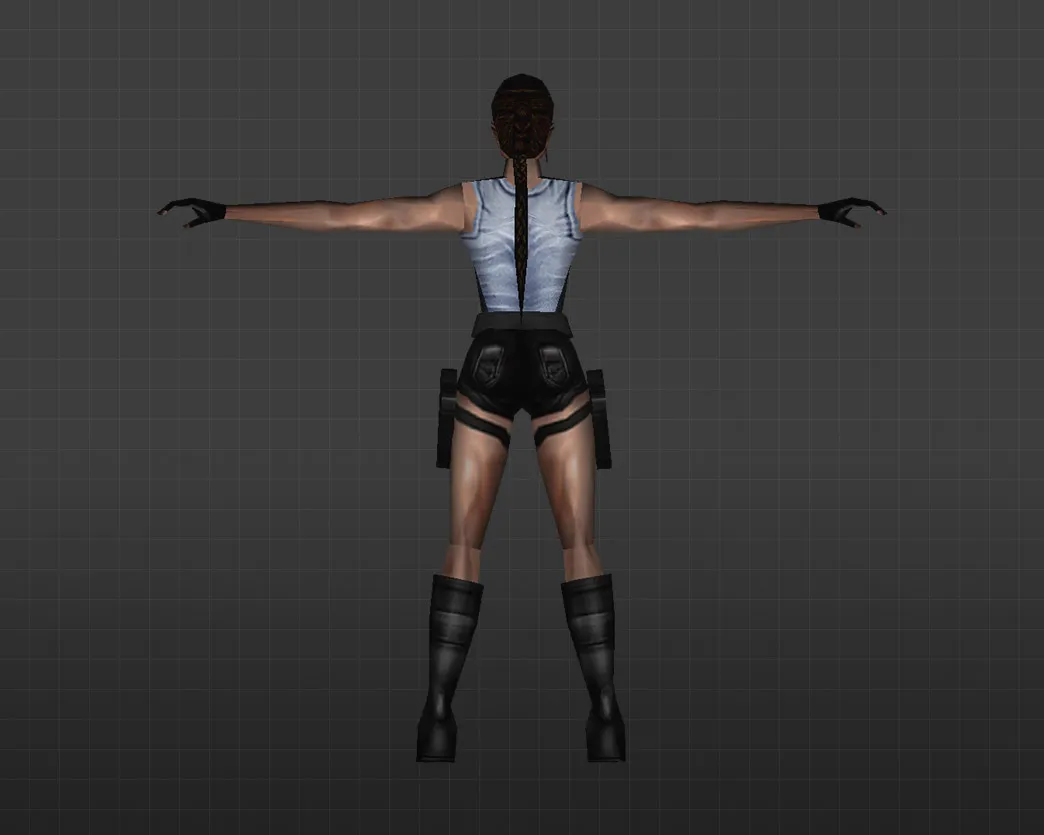 Скриншот Модель «Лара Крофт» для CS 1.6 - Уникальный скин для вашего персонажа