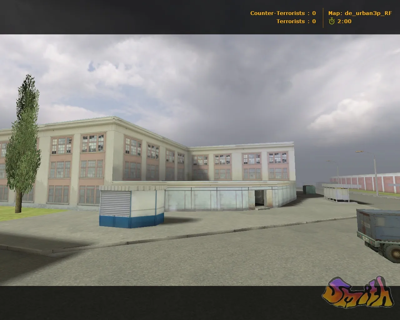 Скриншот  Карта de_urban3p_rf для CS 1.6: Тактика и особенности