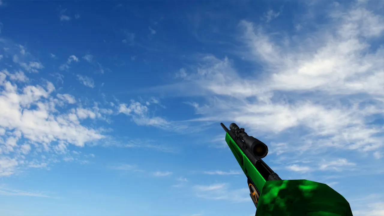Скриншот Модель «Зеленый Scout» для CS 1.6: Качество и Уникальность