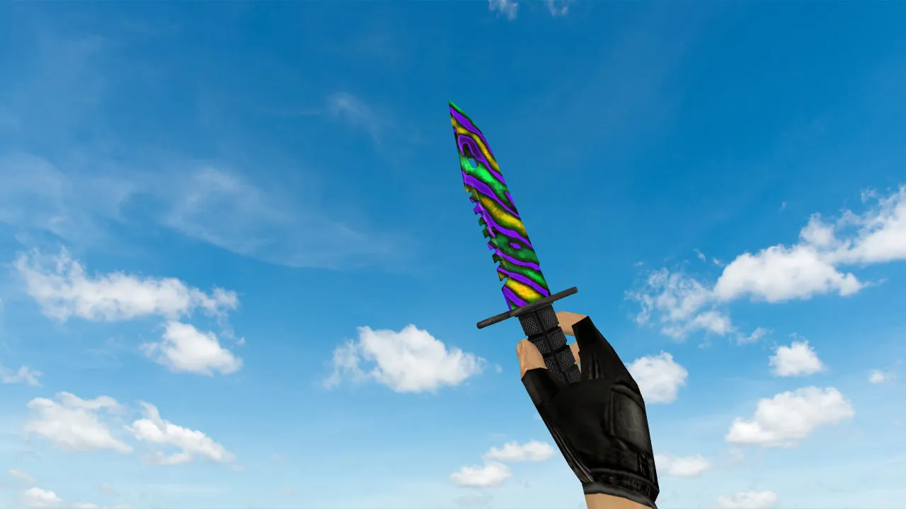 Скриншот Модель ножа v_ M9 Bayonet Lionfish для CS 1.6: p_ w_ файлы, звуки, анимация осмотра и качество текстур