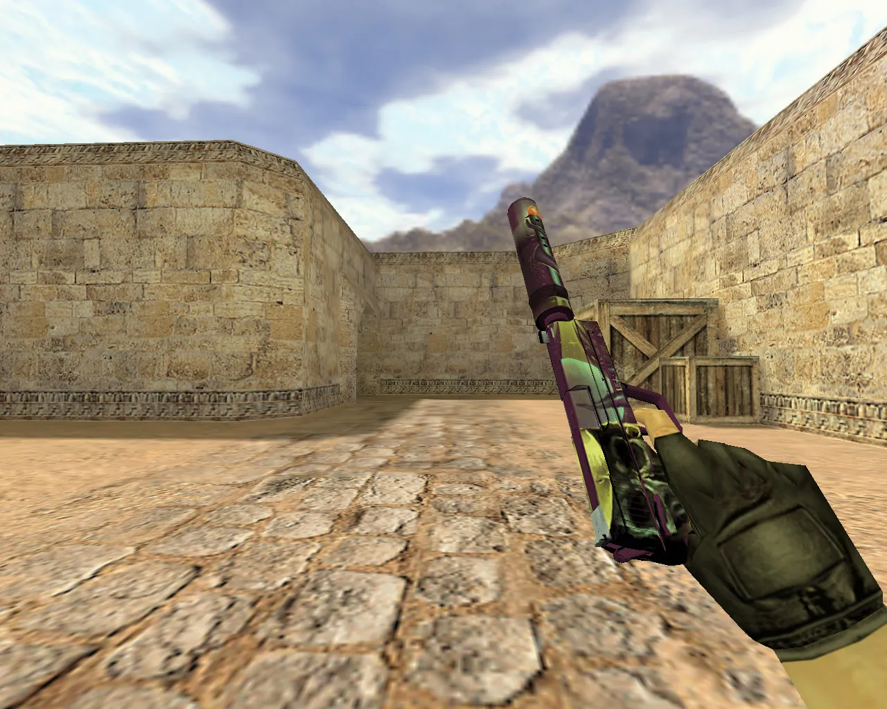 Скриншот Модель USP Пустошь для CS 1.6 - Качественная замена