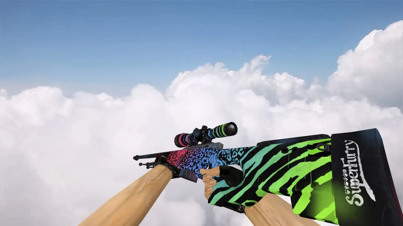 Скриншот Модель «AWP Superfurry» для CS 1.6 - Качественные текстуры и анимация