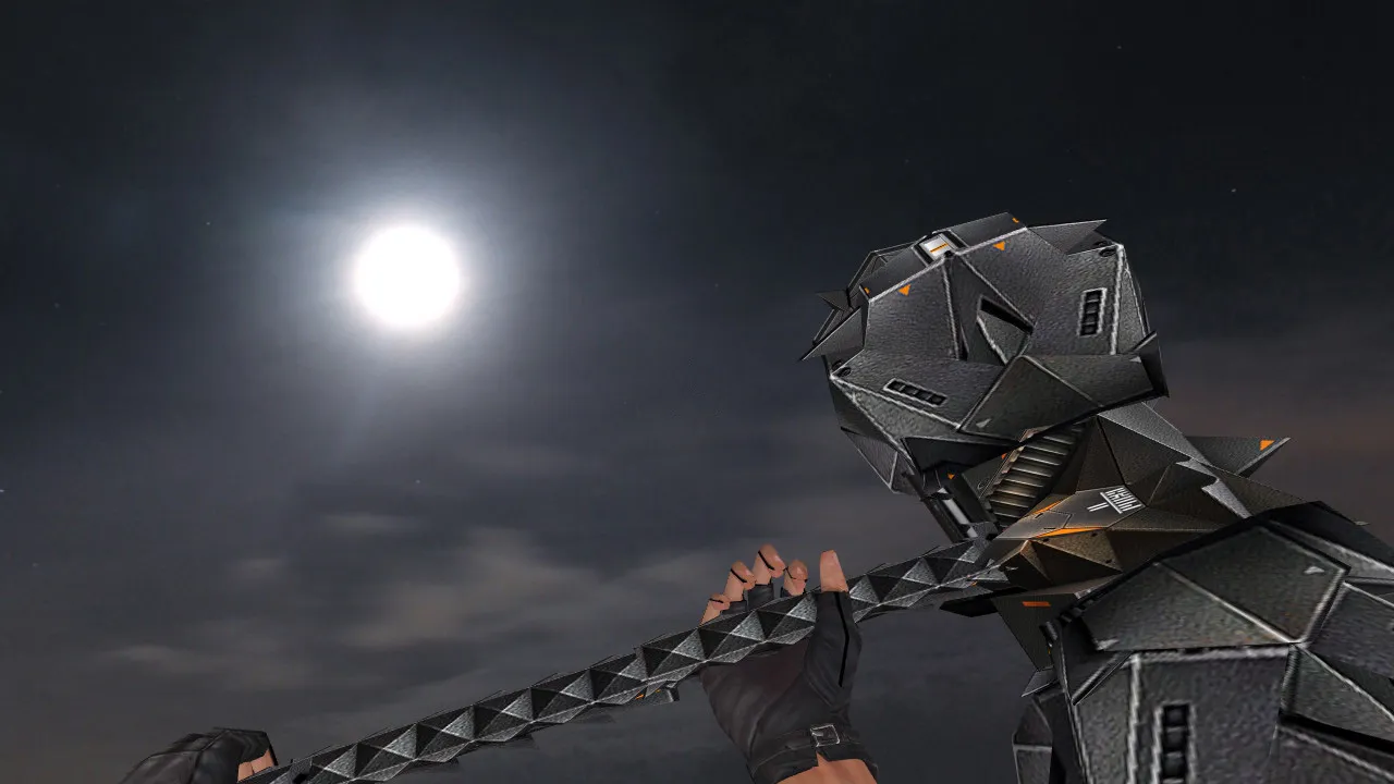 Скриншот Модель ножа Warhammer CROW v_ модели для CS 1.6: звуки, анимация осмотра, качество текстур и настройка