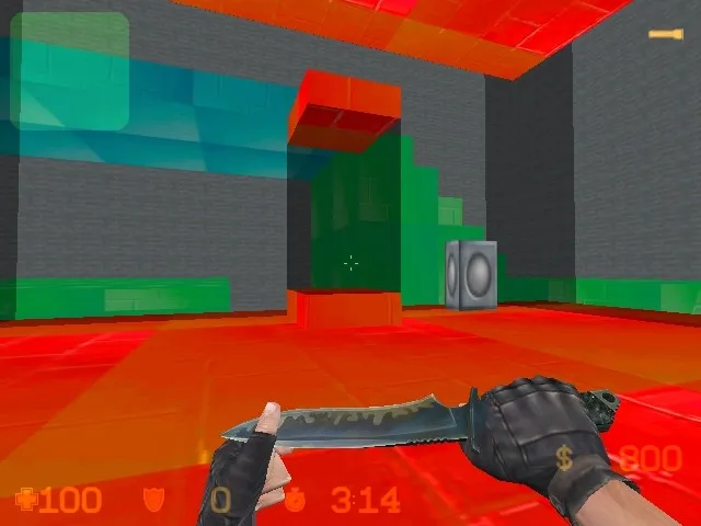 Скриншот  deathrun_impossible для CS 1.6: карта deathrun, точки, раунды и настройка ботов