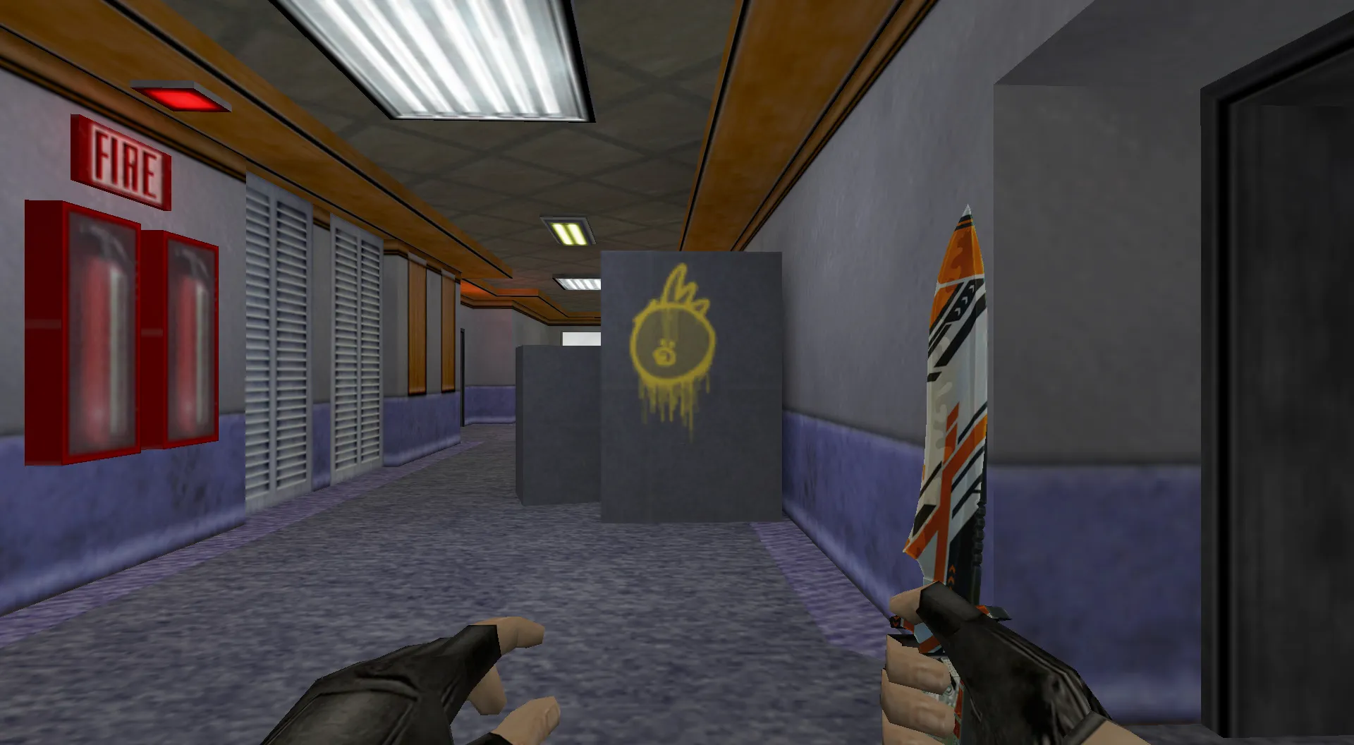 Скриншот Граффити «Куд-кудах» для CS 1.6 - Уникальный стиль для вашей игры