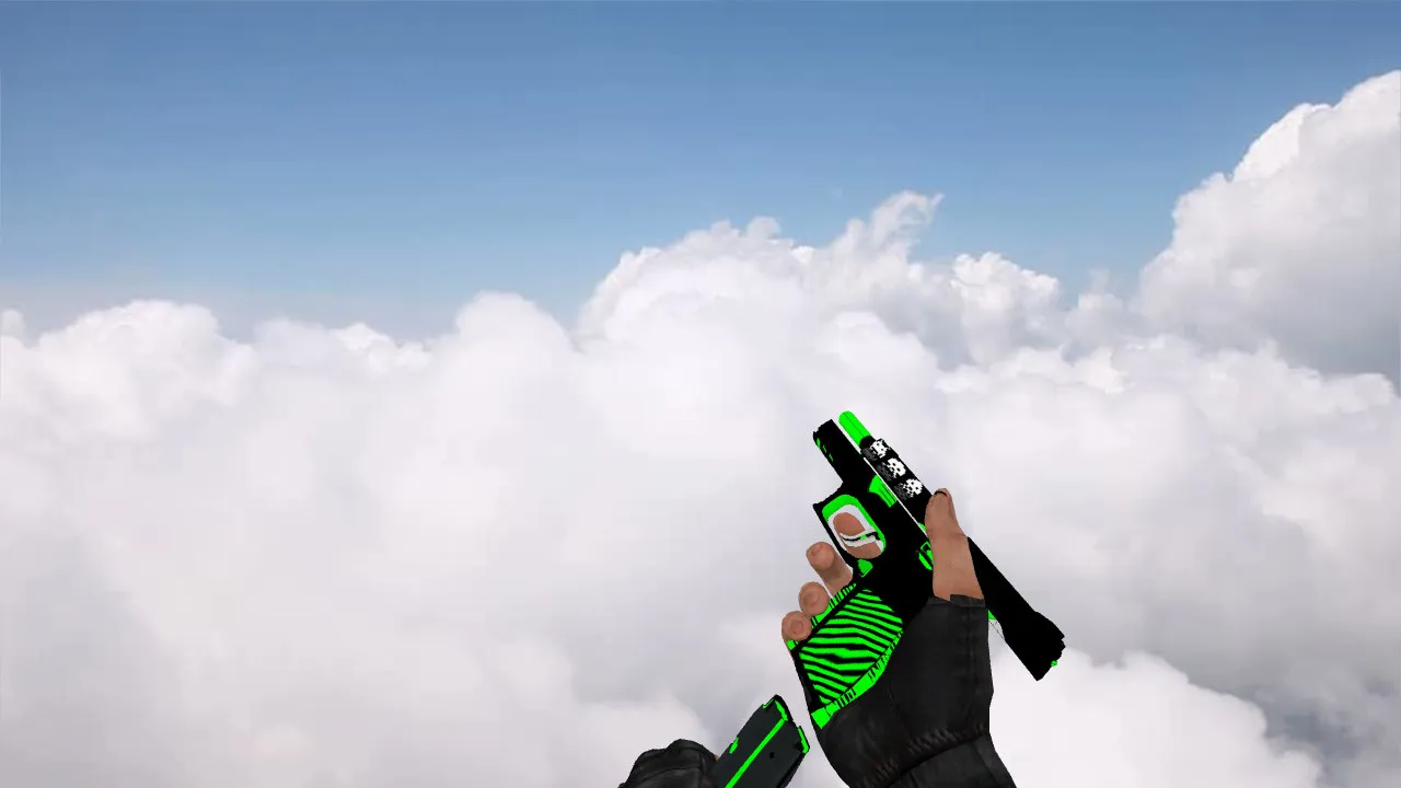 Скриншот Модель P250 Space Invaders для CS 1.6 - Высокое качество и уникальный стиль