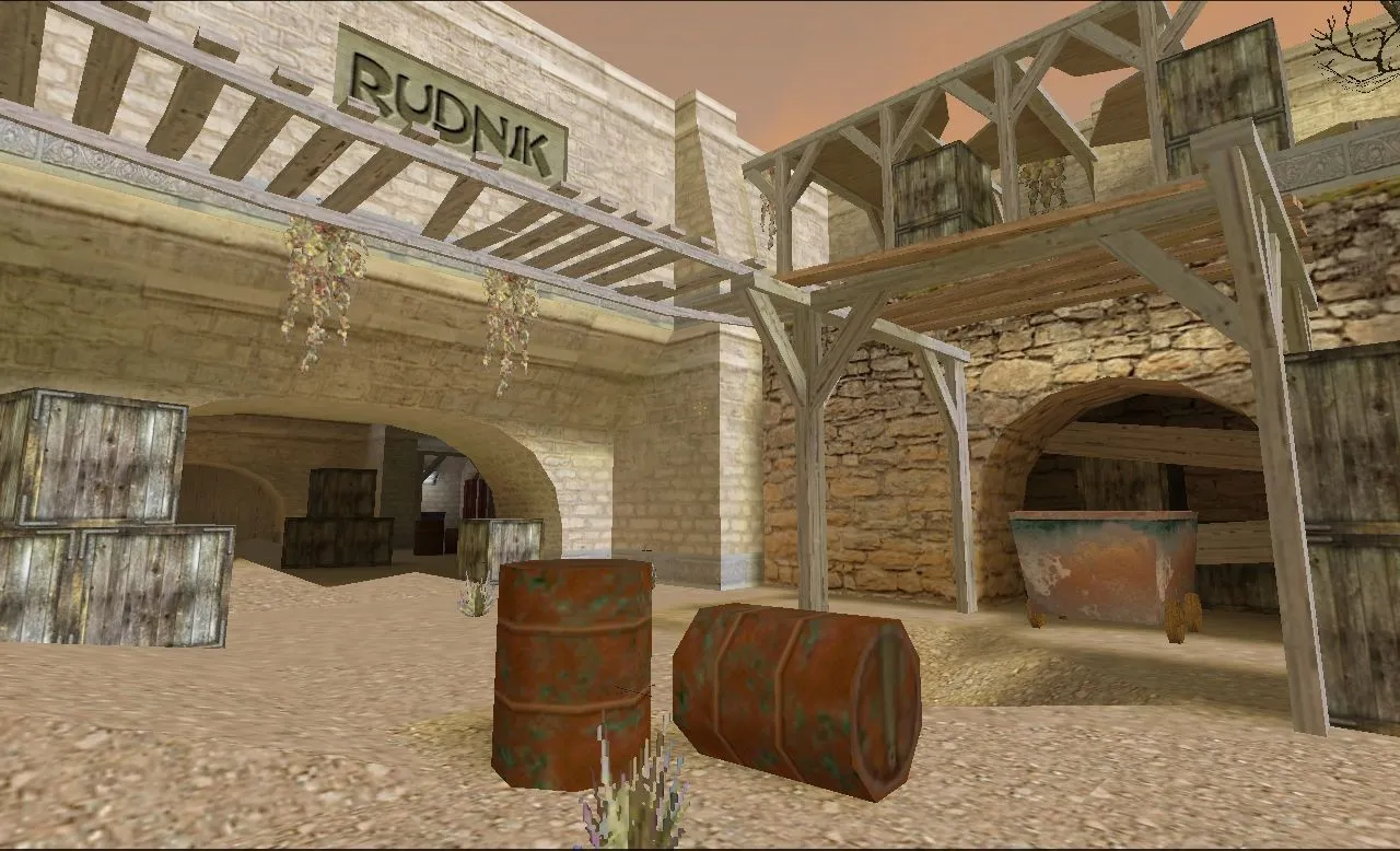 Скриншот  Карта de_rudnik для Counter-Strike 1.6: Особенности и тактика