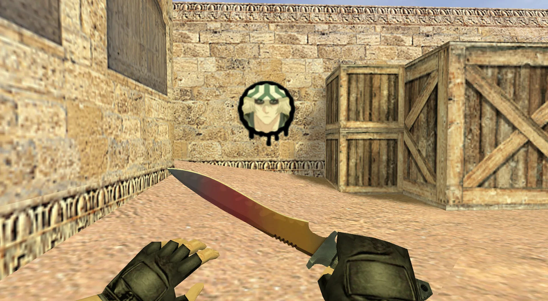 Скриншот Граффити «Кисуке Урахара» для CS 1.6 — Вдохните жизнь в игру