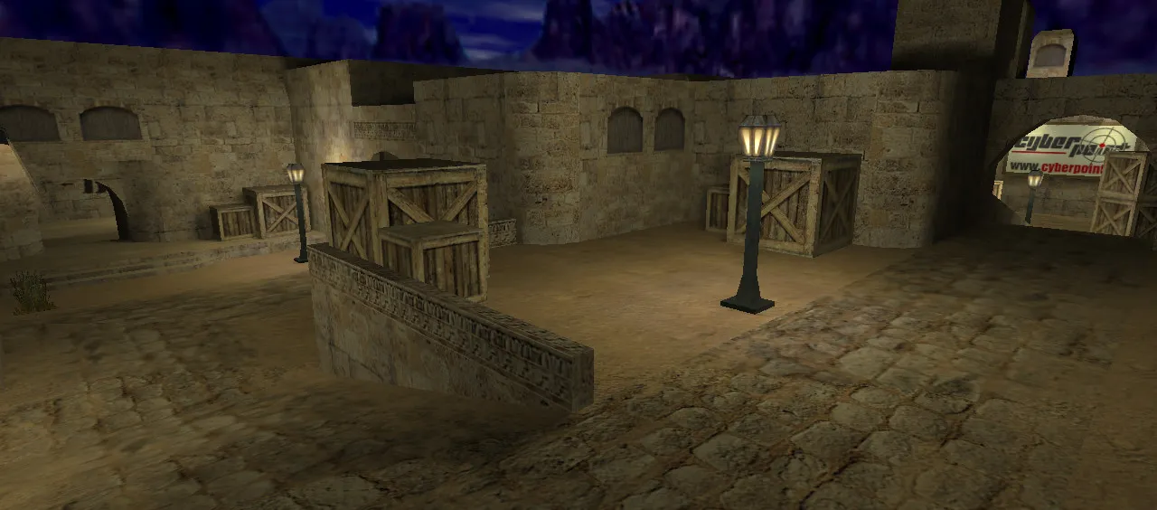 Скриншот Карта «de_pl_nitedust2» для CS 1.6