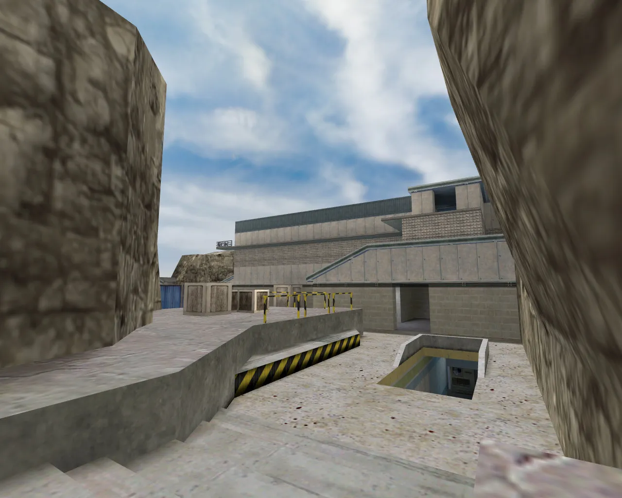 Скриншот  Карта de_nuke_next для CS 1.6: стратегии и оптимизация