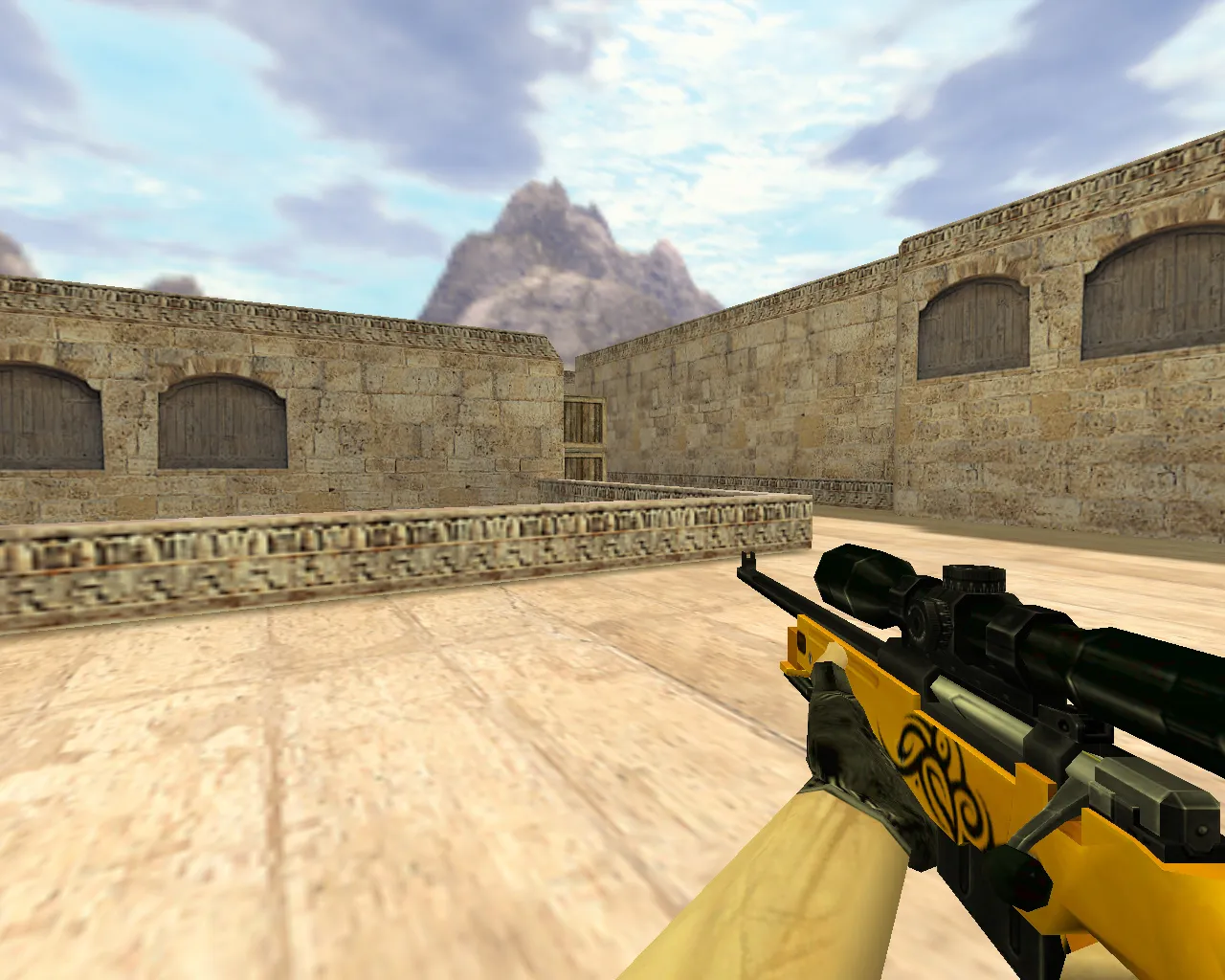 Скриншот Модель «AWP Золотой» для CS 1.6 - Погрузитесь в игру