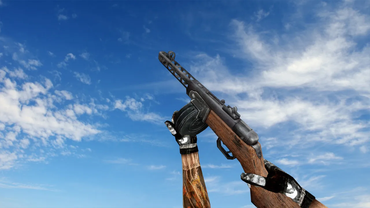 Скриншот Модель «ППШ-41» для CS 1.6 - Погружение в атмосферу войны