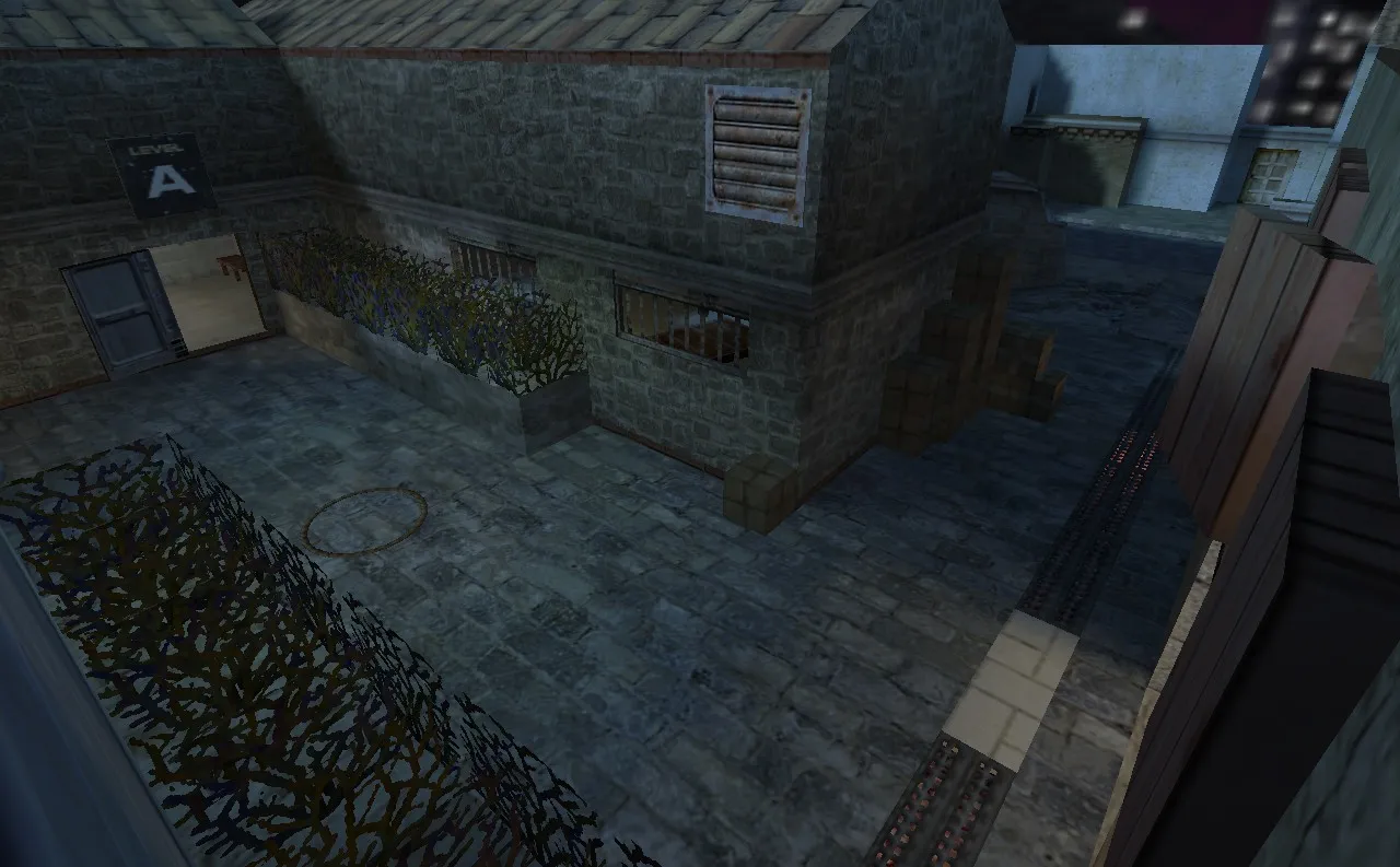 Скриншот  Карта de_hanoi для CS 1.6: тактики, точки, .nav для ботов и оптимизация wpoly/epoly