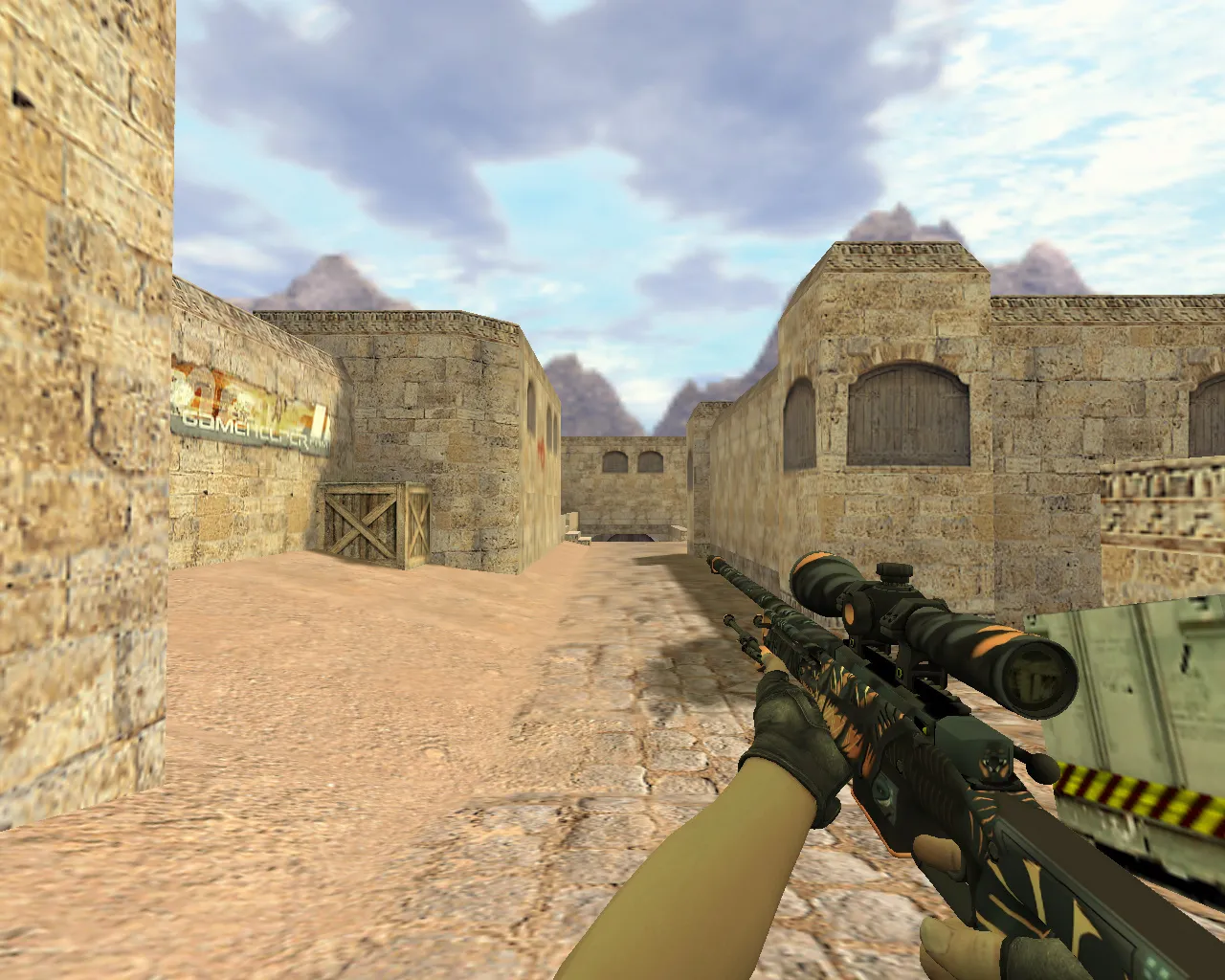 Скриншот Модель «AWP Мерес» для CS 1.6 - Качественные текстуры и анимация