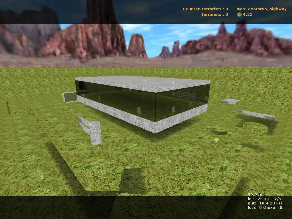Скриншот Карта «deathrun_highway» для CS 1.6
