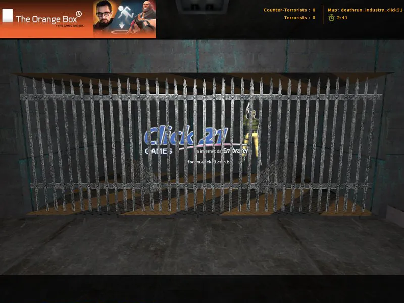 Скриншот  deathrun_industria_click21 карта для CS 1.6: точки, раунды, .nav и оптимизация