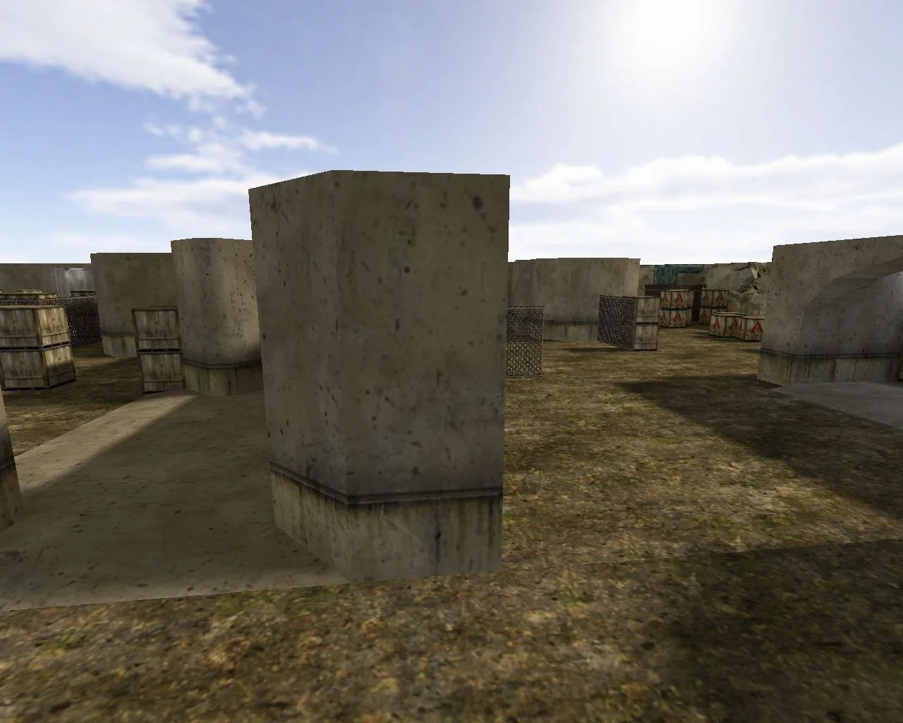 Скриншот  Карта de_antishock для CS 1.6: баланс сторон, точки под Т/КТ, .nav для ботов и оптимизация wpoly/epoly