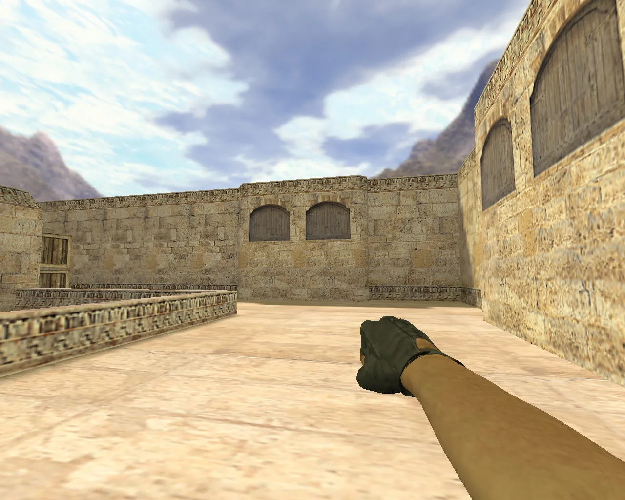 Скриншот Модель «Руки вместо ножа» для CS 1.6: v_*, p_*, w_ модели, звук, анимация осмотра и настройка под сервер